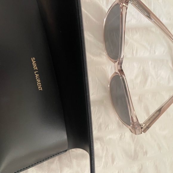 Saint Laurent SL M/23K Transparent Sunglasses - Picture 2 of 7
